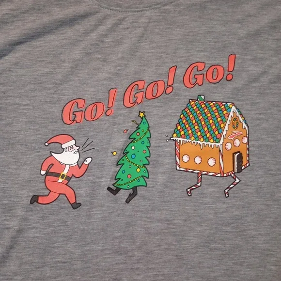 Brooks Women's‎ Run Merry Shirt Long Sleeves Christmas Holiday Active Size XXL - Picture 3 of 15